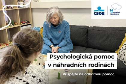 Jsme součástí sbírky ČSOB pomáhá regionům